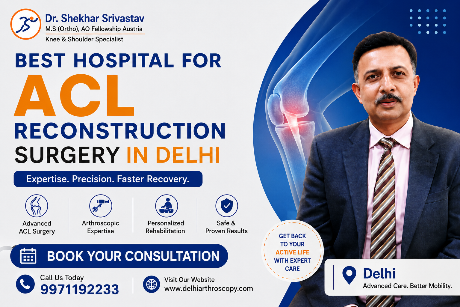 ACL Reconstruction Surgery in Delhi