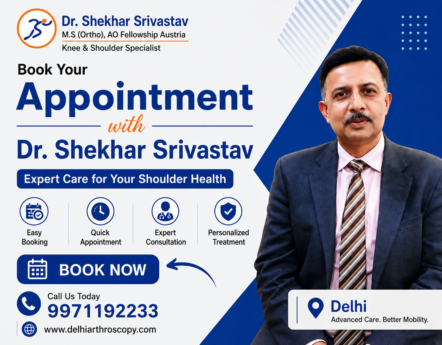 Book Your Appointment with Dr Shekhar Srivastav